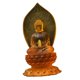 thumbnail image 1 of Figura Decorativa De Buda Sentado De 22cm, Decoración De Mesa Para Mesa De Escritorio, Ligera, 1 of 5
