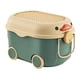 thumbnail image 2 of Caja de Almacenamiento Apilable con Ruedas Y Tapa, con Asas, Ideal para Organizar Refrigerios, Portátil para La Habitación de Los Niños, La Sala de Ju Verde medio, 2 of 5