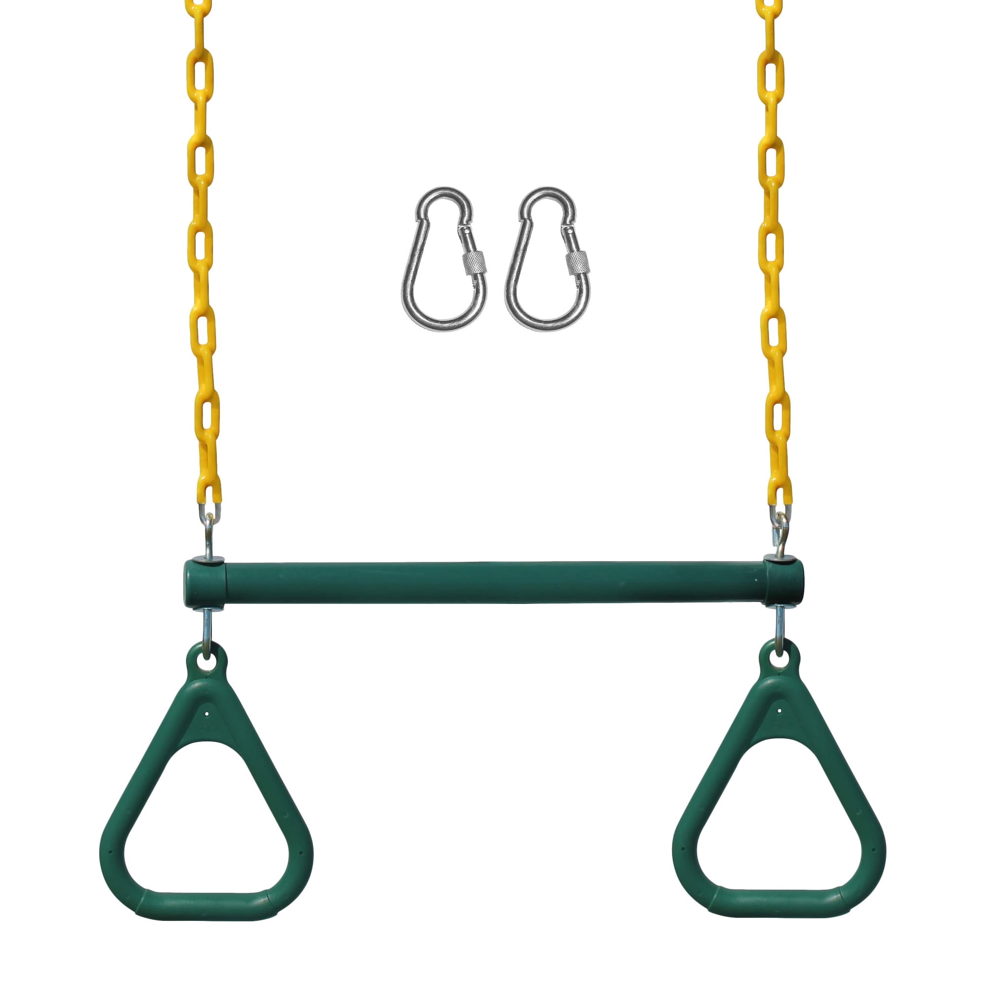 Set De Columpios Jungle Gym Kingdom Con Barra Trapecial Y Cadenas
