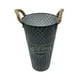 thumbnail image 2 of Macetero Balde Metalico Decorativo Vintage Desgastado Verd S, 2 of 9