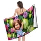 thumbnail image 4 of Cabbage Patch Kids Toalla de playa de secado rápido con diseño temático, regalo para mujeres y niñas, ideal para cumpleaños, fans, amantes de la música, uso en la playa o al aire libre, 78 × 150 cm, 4 of 6
