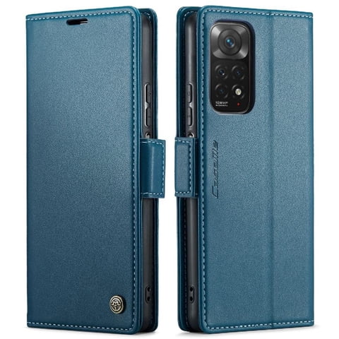 Caseme Tipo Cartera Xiaomi Redmi Note 11 4G/Note 11S Con Cierre Magnético, Rfid, Tarjetero, Soporte, Carga Inalámbrica
