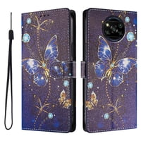 Foxdock Funda Tipo Cartera Para Xiaomi Poco X3/X3 Pro/X3 Nfc Con Soporte Y Correa – Diseño De Patrones Lindos