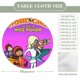thumbnail image 2 of WordGirl-theme Fitted Round Tablecloths Elastic Edged Table Covers Waterproof Table Cloth for Kitchen Holiday Party Tables Decor 150cm, 2 of 6