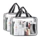 thumbnail image 2 of Bolsa Tote Transparente Impermeable HAOGUAGUA, 2 Piezas, 2 of 7