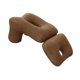 thumbnail image 5 of Almohada Para Siesta, Cojín Portátil, Almohada Lumbar, Almohada De Espuma Viscoelástica Cómoda, Color Marrón, 5 of 5