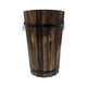 thumbnail image 2 of Macetero De Madera Tipo Barril Largo Bajo Jardin Terraza M, 2 of 7