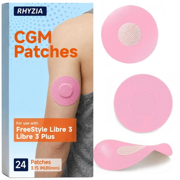 Cubiertas para sensores RHYZIA Libre 3/Plus, paquete de 24, rosa tono piel