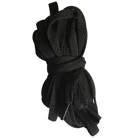 Cordones ANUFER 3,7 m Negros para Botas de Caña Alta
