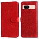 thumbnail image 1 of Funda tipo cartera FOXDOCK para Google Pixel 8A , diseño girasol en relieve, cuero PU, cierre magnético, soporte y tarjetero, 1 of 5