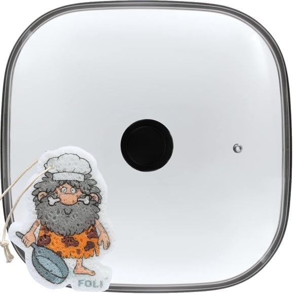 Tapa de Vidrio FOLI Cuadrada 30 cm con Ventilación (1 unidad)
