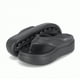 thumbnail image 4 of Sandalia Mujer Negro Marshmallow Plataforma Piccadilly, 4 of 5
