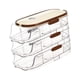 thumbnail image 1 of Dispensador De Huevos Apilable Con Ruedas Para Frigorífico, Para Armario De Cocina, De Tres Capas, 1 of 5
