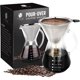 thumbnail image 1 of Bean Envy Pour Over Coffee Maker de vidrio con filtro de acero, 1 of 3