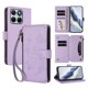 thumbnail image 1 of Funda Cartera Mariposa para [Motorola Edge 70 Fusion] con Soporte y Cremallera Morado claro, 1 of 6