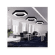 thumbnail image 3 of Lámpara Led Colgante Hexágono Abierta 36w Luz Fría Estructura Negro, 3 of 3
