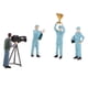 thumbnail image 3 of 1:64 Race Medal Race Car Driver Figuras Escenario Set Para Tomy Siku Azul, 3 of 5
