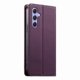 thumbnail image 2 of Funda Tipo Cartera de Cuero Sintético para Samsung Galaxy A55 Bloqueo RFID, con Ranuras para Tarjetas y Bolsillo para Efectivo, Cierre Magnético Fuerte Morado, 2 of 6
