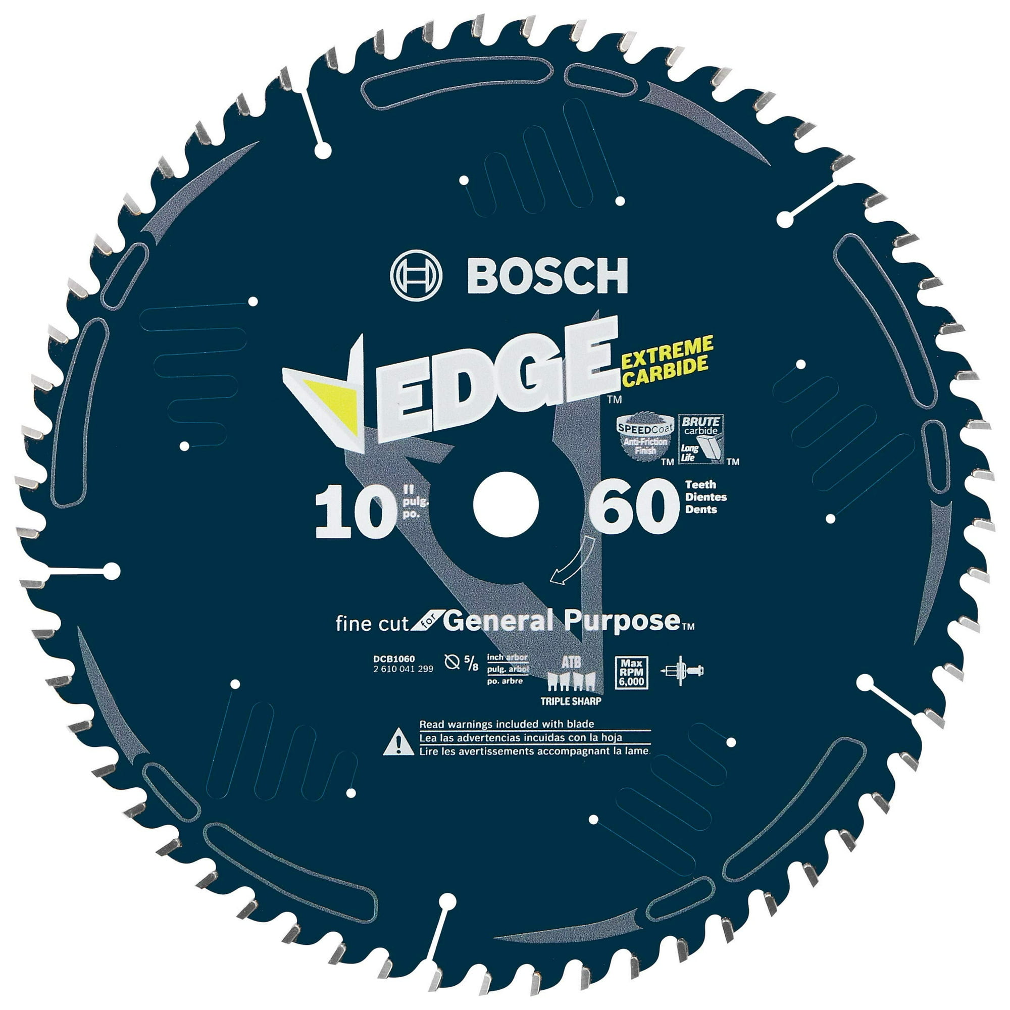 Hoja De Sierra Circular Bosch Dcb1060 Daredevil 25,4 Cm 60t
