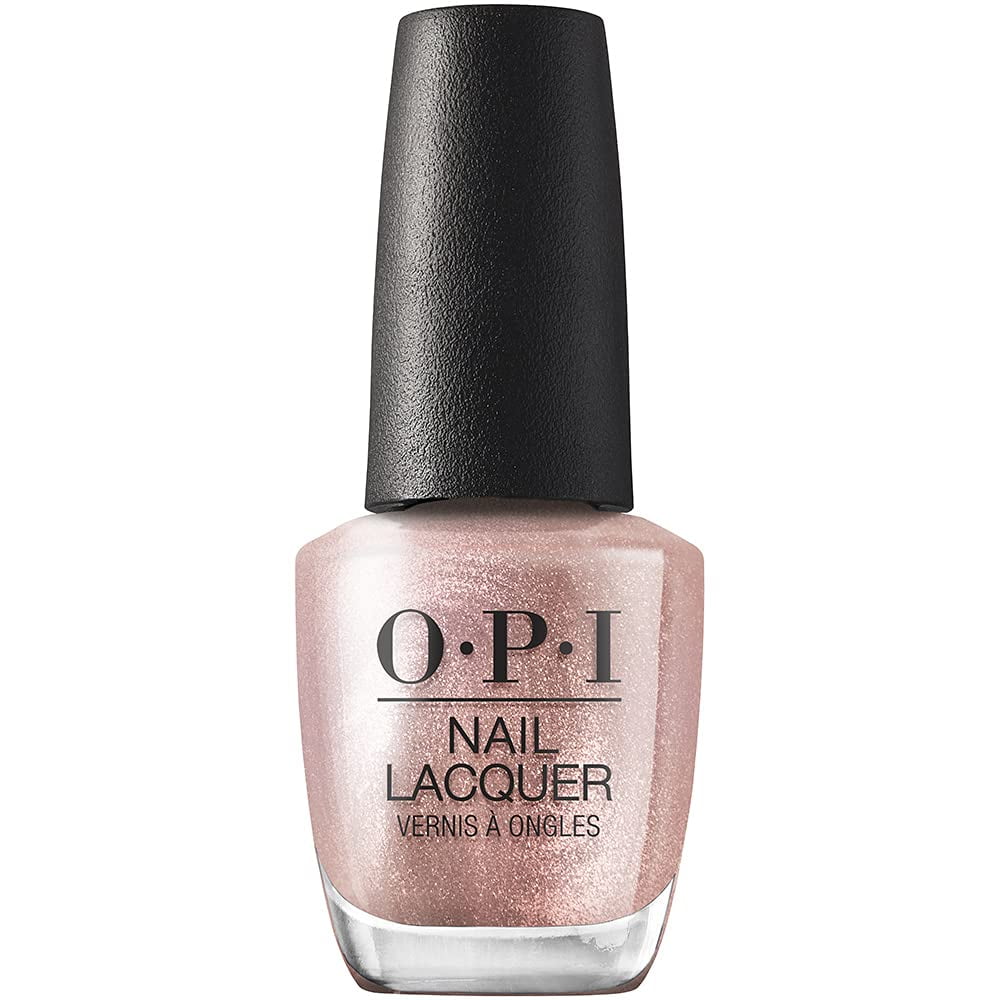 Esmalte De Uñas Opi Nail Lacquer, Composición Metálica, Color Rosa Claro