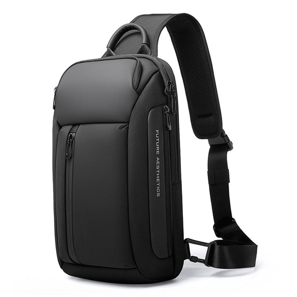 Bolso bandolera, bolso de pecho impermeable para hombre, bolso de hombro, mochila bandolera para hombre