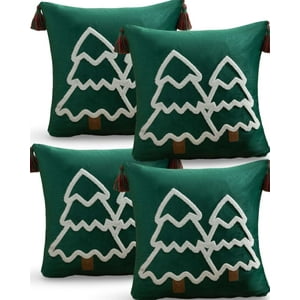 Genérico - Pack De 4 Fundas De Cojin Para Navidad A6