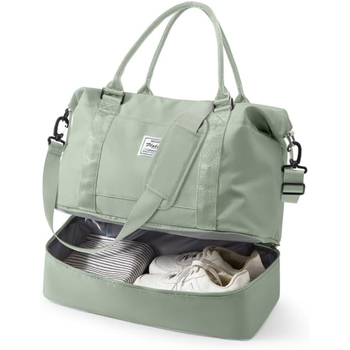 Genérico - Bolso De Viaje 32l 18x14x8in Impermeable Compartimento Zapatos