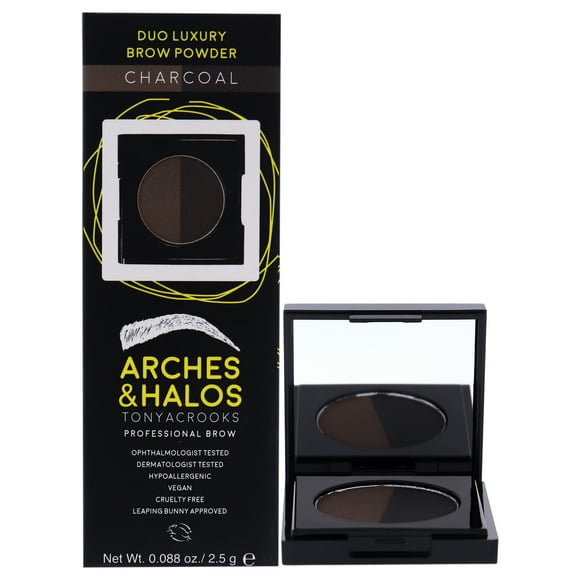 Polvo Para Cejas Duo Luxury - Carbón De Para Mujeres - 0.088 Oz Para Cejas