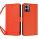 thumbnail image 3 of Funda Cartera Trébol para Motorola Moto G14 4G con Ranuras Tarjetas y Carga Inalámbrica Naranja, 3 of 6