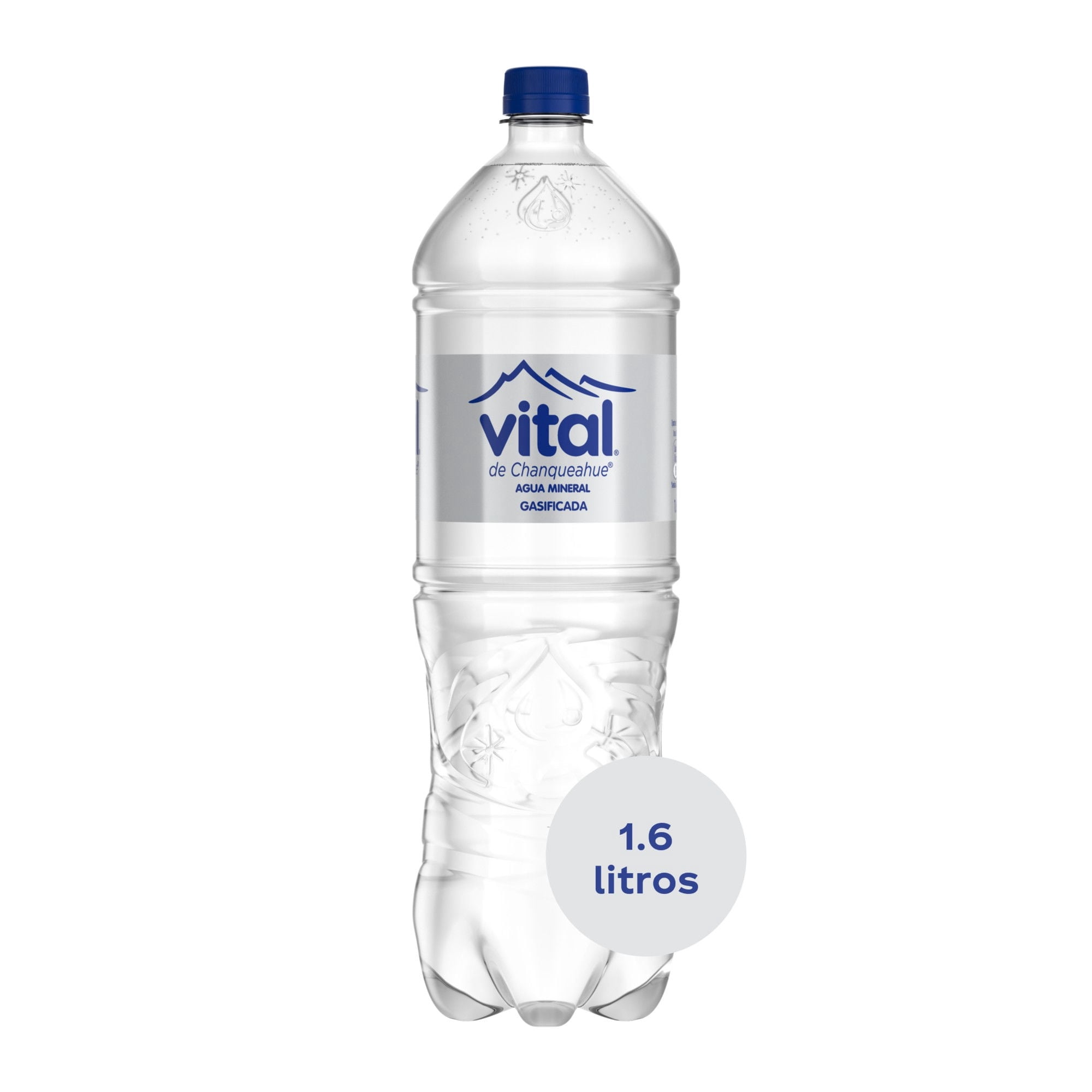 Agua Mineral Con Gas Botella 1,6 L Vital