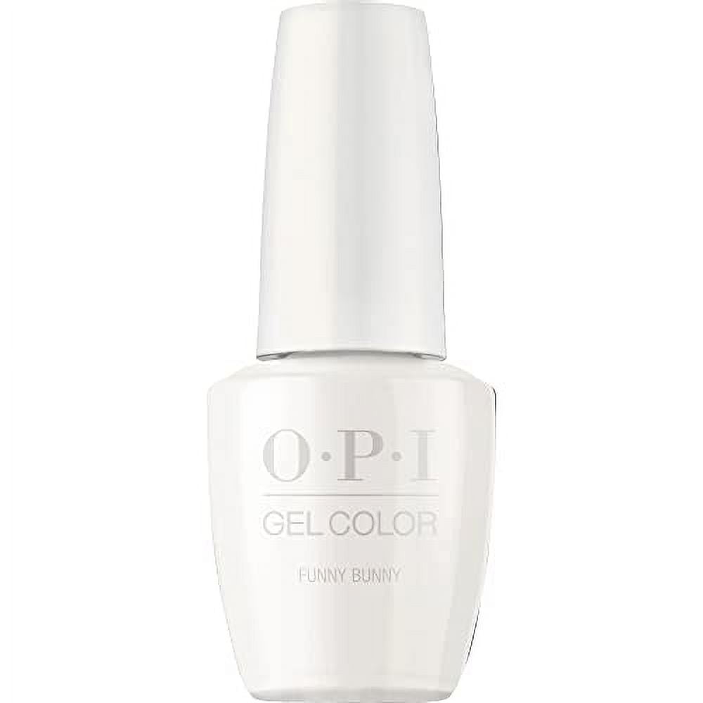 Opi Gelcolor, Funny Bunny, Esmalte De Uñas En Gel Blanco, 0.5 Fl O