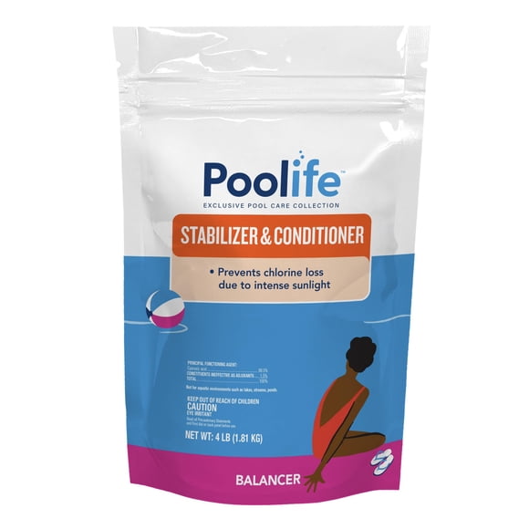 Estabilizador de piscina POOLIFE 1,8 kg Ácido cianúrico