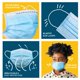 thumbnail image 2 of Mascarilla facial Be Smart Get Prepared desechable de 3 capas, 50 piezas, 2 of 4