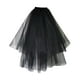 thumbnail image 5 of Velo De Encaje Negro, Velo De Novia De Moda Para Accesorios De Fotografía De Puesta En Escena Con Peine De 2 Capas, 5 of 5