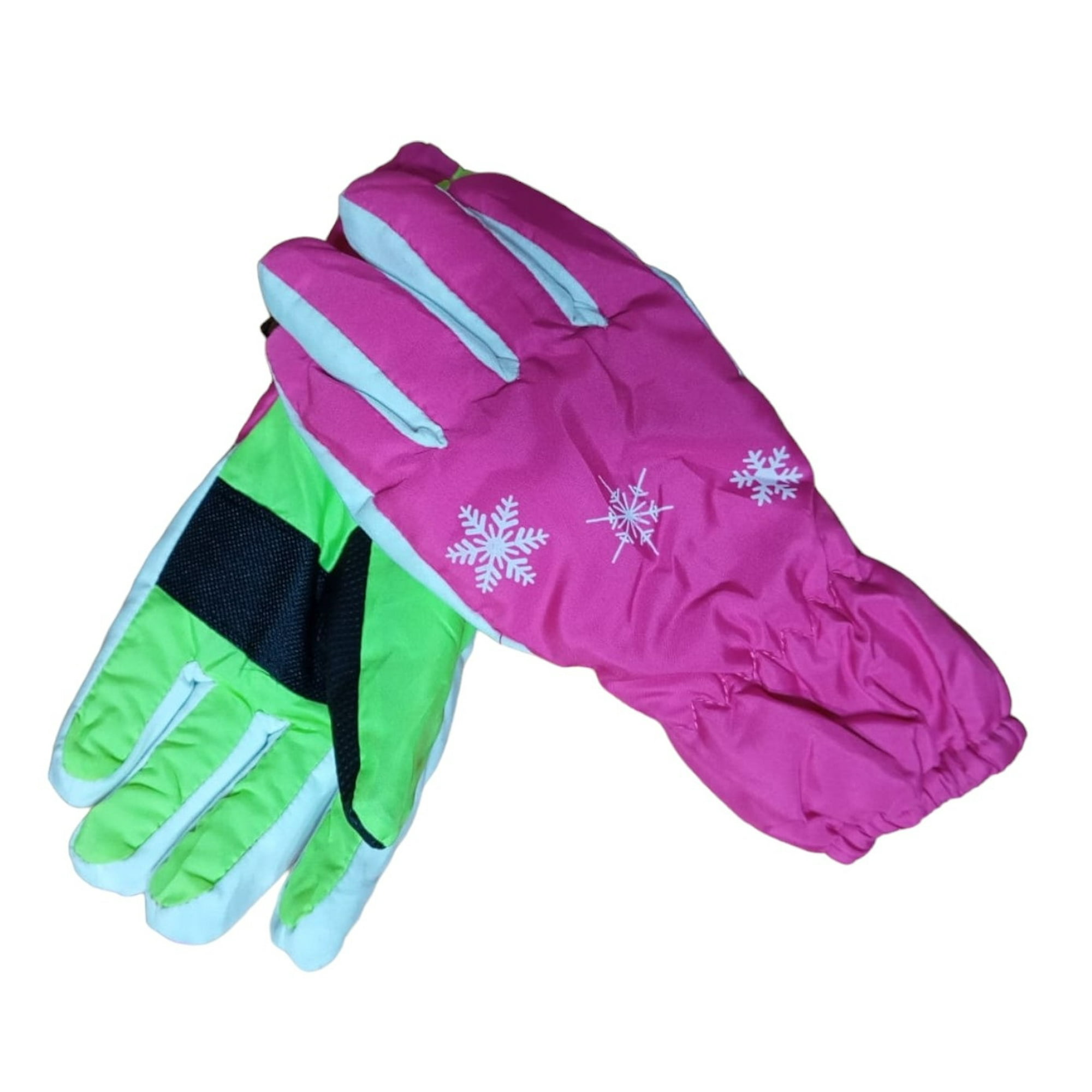 Hn - Guantes De Nieve Para Niños, Térmicos, Invierno. Talla S Fucsia