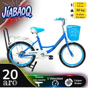 Vipnetwork - Bicicleta Aro 20 Jiabaoq Paseo Celeste