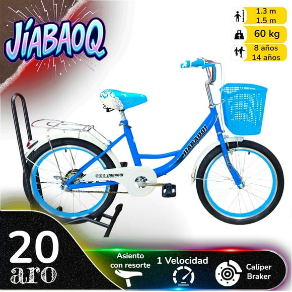 Bicicleta Aro 20 Jiabaoq Paseo Celeste