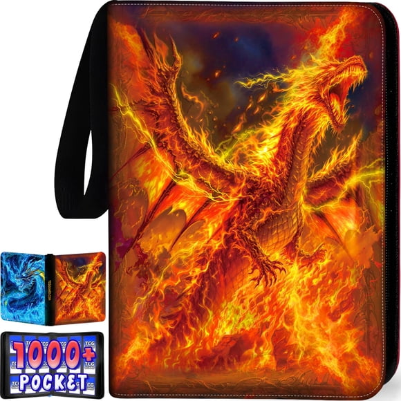 Carpeta para tarjetas MYTCG 1008 con fundas extraíbles para 56 páginas