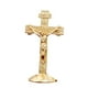 thumbnail image 1 of Cruz De Escritorio Para Sala De Estar, Crucifijo Decorativo De Regalo Significativo, Cruz De Pie Dorada, 1 of 3