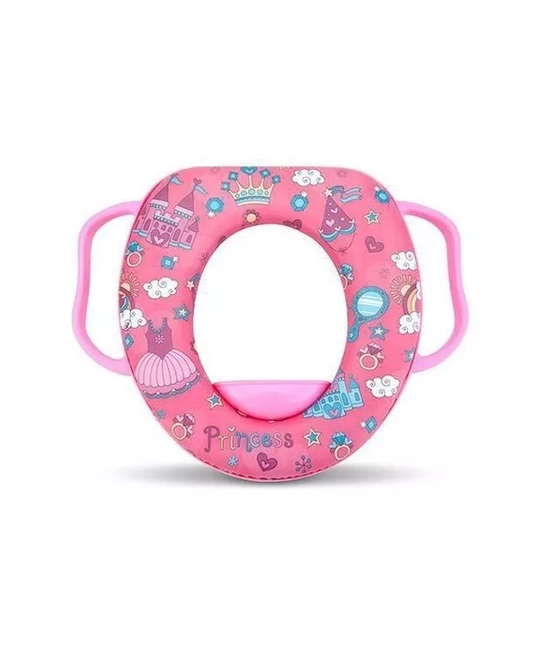 Genérico - Adaptador Para Inodoro Wc Acolchado, Color Rosado