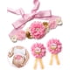 thumbnail image 1 of Set de faja de maternidad Noah Baby Mom to Be Dad to Be Pink Flower, 1 of 7