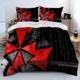 thumbnail image 1 of 3D Corporation Red Umbrella Comforter Bedding Set,Duvet Cover Bed Set Quilt Cover Pillowcase, Bedding Set Kid Bed Sheets, 1 of 5