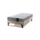 thumbnail image 2 of Cama Europea Zen Best 1.5 Plaza Colchon Resortes Base DivididaTela Beige, 2 of 6