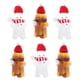 thumbnail image 3 of 6 Botellas De Zumo Navideñas Reutilizables Con Tapas Herméticas Para Leche, Té, Camping, Viajes, 3 of 5