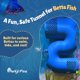 thumbnail image 2 of Túnel para Peces Perky Fins Azul – Refugio para Betta, 2 of 8
