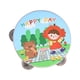 thumbnail image 1 of Pandereta De Madera De Mano, Juguete Educativo Con Campanas De Mano Para Juegos De Baile, Juguetes KTV, 15 Cm, Ni?a Oso, 1 of 5