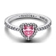 thumbnail image 2 of ANILLO PANDORA Corazón Rosa Elevado 7.5, 2 of 5