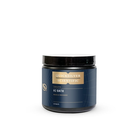 Quicksilver Scientific H2 Bath Salts — Sales de Baño de Hidrógeno · 120 tabletas