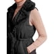 thumbnail image 5 of INSPIRE CHIC Chaleco Acolchado para Mujer con Cuello de Solapa de Felpa, Doble Botonadura, Grande, Negro, 5 of 6