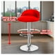 thumbnail image 3 of Pack 3 Piso Bar Taburete Giratorio de Altura Regulable rojo, 3 of 6